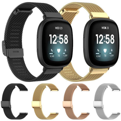 For Fitbit Charge 4 / 3 xDfind Milanese Metal Buckle Watch Band(Gold) - Watch Bands by xDfind | Online Shopping UK | buy2fix