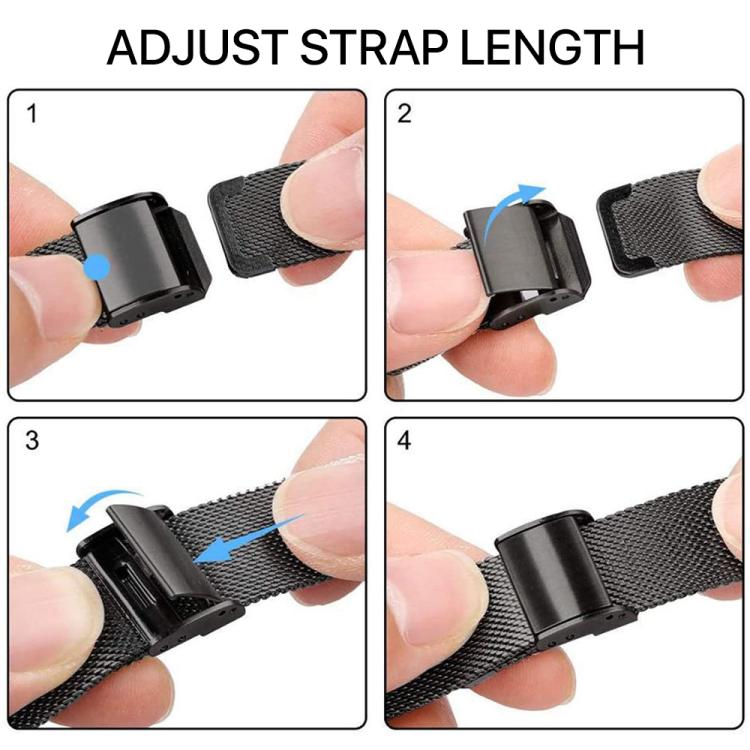 For Fitbit Charge 4 / 3 xDfind Milanese Metal Buckle Watch Band(Gold) - Watch Bands by xDfind | Online Shopping UK | buy2fix