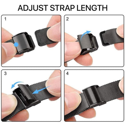 For Fitbit Charge 4 / 3 xDfind Milanese Metal Buckle Watch Band(Gold) - Watch Bands by xDfind | Online Shopping UK | buy2fix