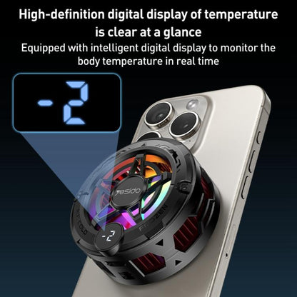Yesido C226 Semiconductor Refrigeration Magnetic Universal Phone Radiator(Black) - Cooling Fan Radiator by Yesido | Online Shopping UK | buy2fix