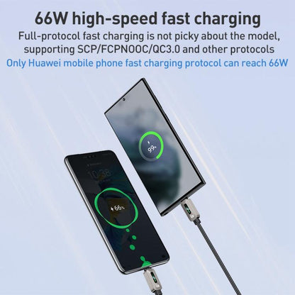 Yesido CA137C 66W USB to Type-C Streamer Light Data Cable, Length: 1.2m(Grey) - USB-C & Type-C Cable by Yesido | Online Shopping UK | buy2fix