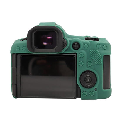 For Canon EOS R5 Mark II / R5II Glossy Soft Silicone Protective Case(Green) - Protective Case by buy2fix | Online Shopping UK | buy2fix