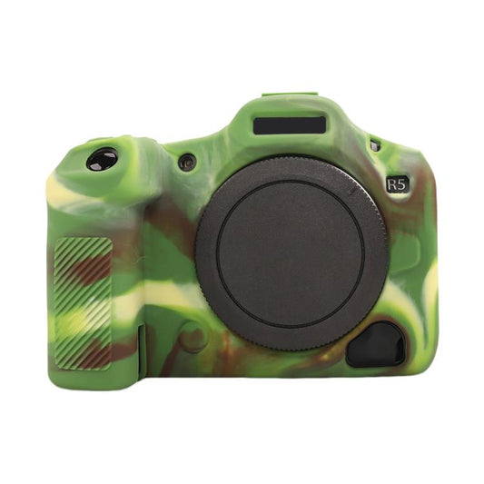 For Canon EOS R5 Mark II / R5II Glossy Soft Silicone Protective Case(Camouflage) - Protective Case by buy2fix | Online Shopping UK | buy2fix