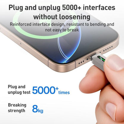 Yesido CA198 60W Type-C to Type-C Streamer Light Data Cable, Length: 1.2m(Grey) - USB-C & Type-C Cable by Yesido | Online Shopping UK | buy2fix