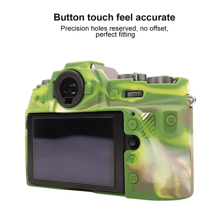 For FUJIFILM X-T50 Glossy Soft Silicone Protective Case(Camouflage) - Protective Case by buy2fix | Online Shopping UK | buy2fix