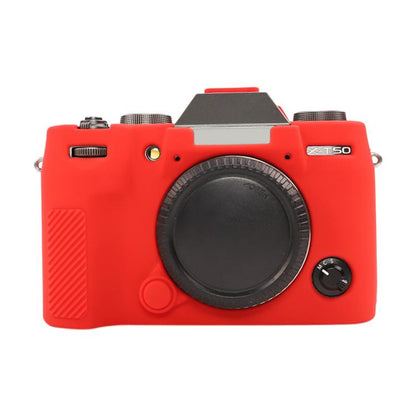 For FUJIFILM X-T50 Glossy Soft Silicone Protective Case(Red) - Protective Case by buy2fix | Online Shopping UK | buy2fix