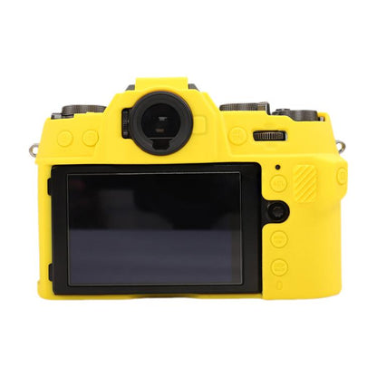 For FUJIFILM X-T50 Glossy Soft Silicone Protective Case(Yellow) - Protective Case by buy2fix | Online Shopping UK | buy2fix