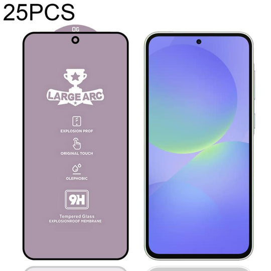 For Samsung Galaxy A36 5G 25 PCS/Pack 9H 0.4mm High Aluminum Large Arc Tempered Glass Film
