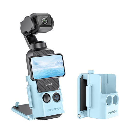 For DJI OSMO Pocket 3 Sunnylife Multifunctional Magnetic Mount Tabletop Base Bracket(Blue)