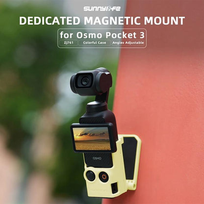 For DJI OSMO Pocket 3 Sunnylife Multifunctional Magnetic Mount Tabletop Base Bracket(Yellow) - Mount & Holder by Sunnylife | Online Shopping UK | buy2fix