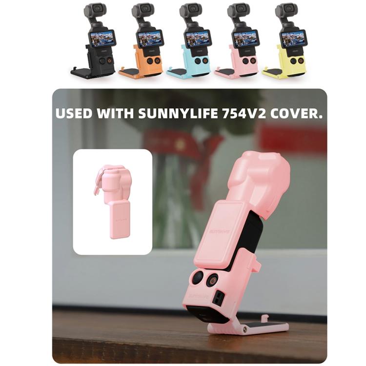 For DJI OSMO Pocket 3 Sunnylife Multifunctional Magnetic Mount Tabletop Base Bracket(Yellow) - Mount & Holder by Sunnylife | Online Shopping UK | buy2fix
