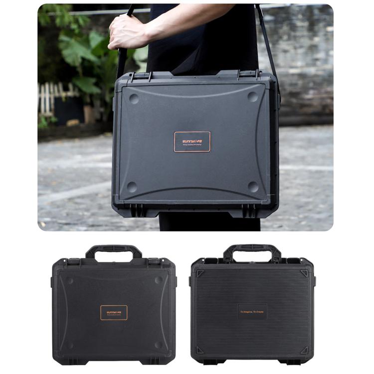 For DJI Mavic 4 Pro Sunnylife Safety Carrying Case Hard Travel Case Large Capacity Waterproof Shock-proof Box(Black) - Backpacks & Bags by Sunnylife | Online Shopping UK | buy2fix