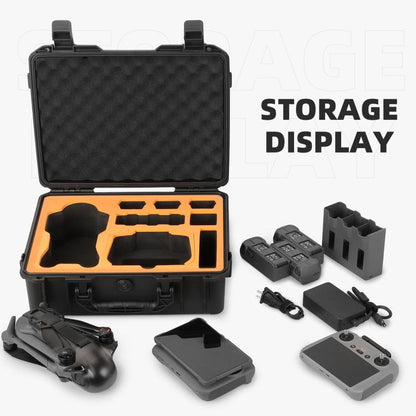 For DJI Mavic 4 Pro Sunnylife Safety Carrying Case Hard Travel Case Large Capacity Waterproof Shock-proof Box(Black) - Backpacks & Bags by Sunnylife | Online Shopping UK | buy2fix
