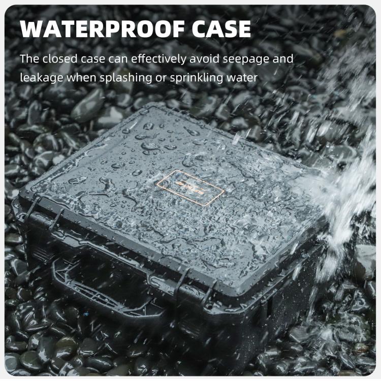 For DJI Mavic 4 Pro Sunnylife Safety Carrying Case Hard Travel Case Large Capacity Waterproof Shock-proof Box(Black) - Backpacks & Bags by Sunnylife | Online Shopping UK | buy2fix
