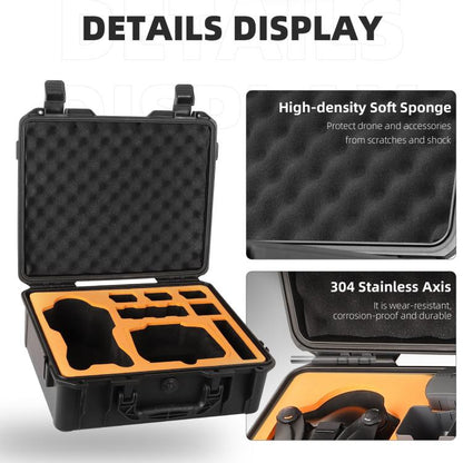 For DJI Mavic 4 Pro Sunnylife Safety Carrying Case Hard Travel Case Large Capacity Waterproof Shock-proof Box(Black) - Backpacks & Bags by Sunnylife | Online Shopping UK | buy2fix