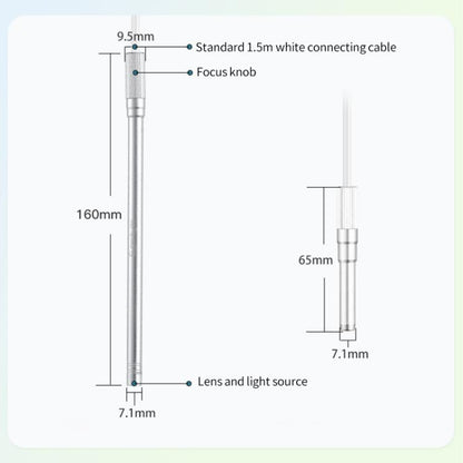Supereyes Y002 200W HD USB Industrial Dispensing Machine Endoscope Electron Microscope(Silver) - Digital Microscope by Supereyes | Online Shopping UK | buy2fix
