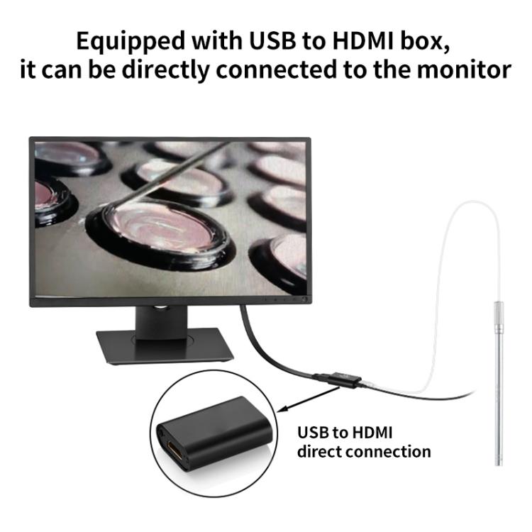 Supereyes Y002 200W HD USB Industrial Dispensing Machine Endoscope Electron Microscope(Silver) - Digital Microscope by Supereyes | Online Shopping UK | buy2fix