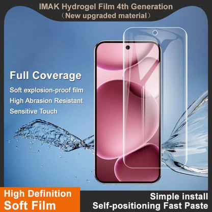 For Google Pixel 10 Pro XL imak 4th Generation Full Coverage Screen Hydrogel Film, Support Fingerprint Unlocking - Google Tempered Glass by imak | Online Shopping UK | buy2fix