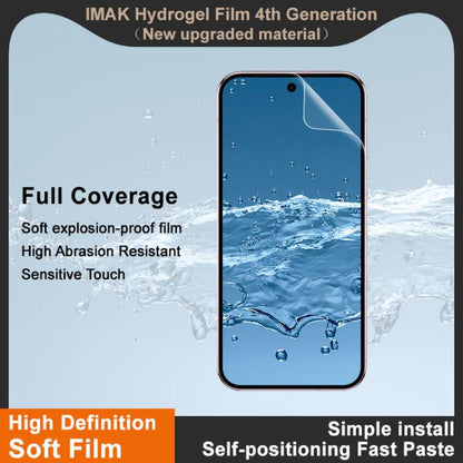 For Google Pixel 10 / 10 Pro imak 4th Generation Full Coverage Screen Hydrogel Film, Support Fingerprint Unlocking - Google Tempered Glass by imak | Online Shopping UK | buy2fix