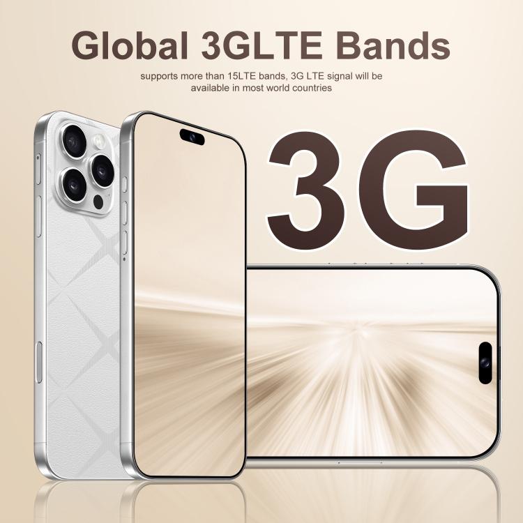 C16 Pro Max / A88-B, 2GB+16GB, 6.58 inch Android 8.1 MTK6580A Quad Core, Network: 3G, Dual SIM, Plug:EU Plug(White) -  by buy2fix | Online Shopping UK | buy2fix