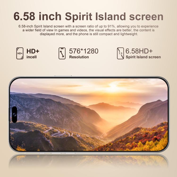 C16 Pro Max / A88-B, 2GB+16GB, 6.58 inch Android 8.1 MTK6580A Quad Core, Network: 3G, Dual SIM, Plug:AU Plug(White) -  by buy2fix | Online Shopping UK | buy2fix