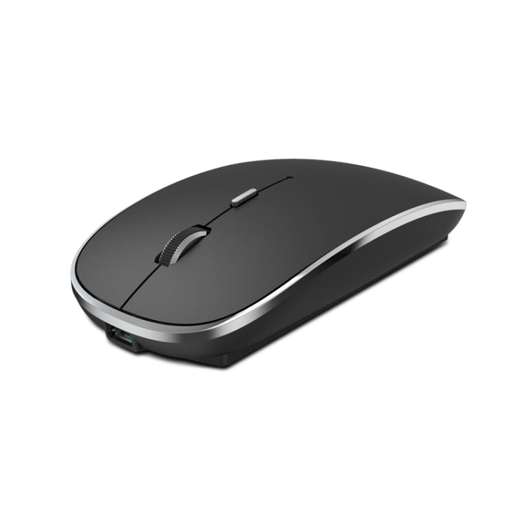 WIWU Wimic Lite WM101 2.4G Simple Office Home Rechargeable Mute Wireless Mouse(Black) - Wireless Mice by WIWU | Online Shopping UK | buy2fix