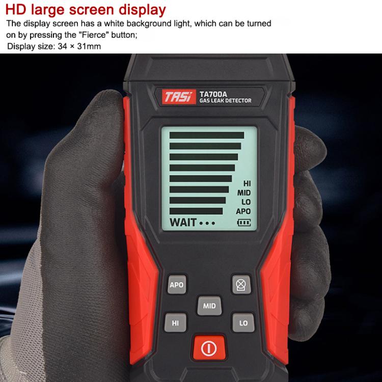 TRSI TA700A Combustible Gas Detector Portable Natural Gas Leak Measuring Meters - Gas Monitor by TASI | Online Shopping UK | buy2fix