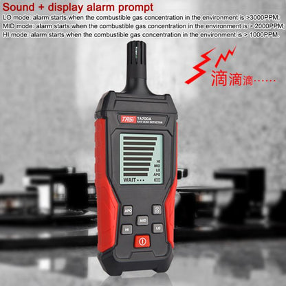 TRSI TA700A Combustible Gas Detector Portable Natural Gas Leak Measuring Meters - Gas Monitor by TASI | Online Shopping UK | buy2fix