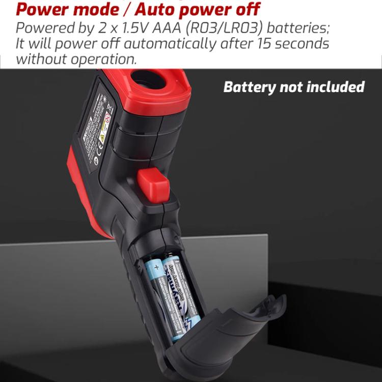TRSI TA600A+ Infrared Thermometer Measuring Range -32 to 400 Degrees Celsius - Thermostat & Thermometer by TASI | Online Shopping UK | buy2fix