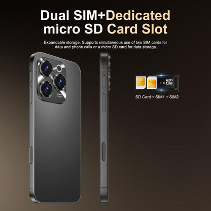 A16 Max / PDA89, 4GB+64GB, 6.58 inch Android 10 MTK6739 Quad Core, Network: 4G, Dual SIM, Plug:AU Plug(Black) -  by buy2fix | Online Shopping UK | buy2fix