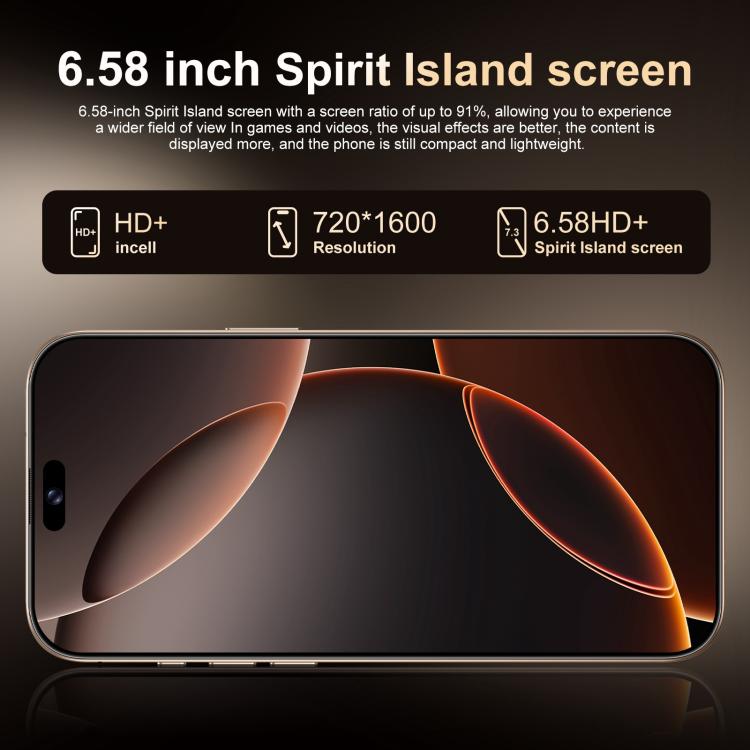 A16 Max / PDA89, 4GB+64GB, 6.58 inch Android 10 MTK6739 Quad Core, Network: 4G, Dual SIM, Plug:US Plug(Gold) - Other by buy2fix | Online Shopping UK | buy2fix