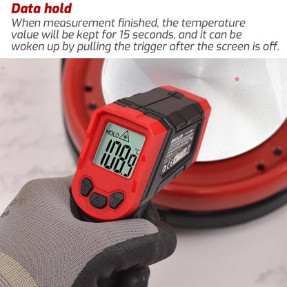 TRSI TA600B+ Infrared Thermometer Measuring Range -32 to 550 Degrees Celsius - Thermostat & Thermometer by TASI | Online Shopping UK | buy2fix