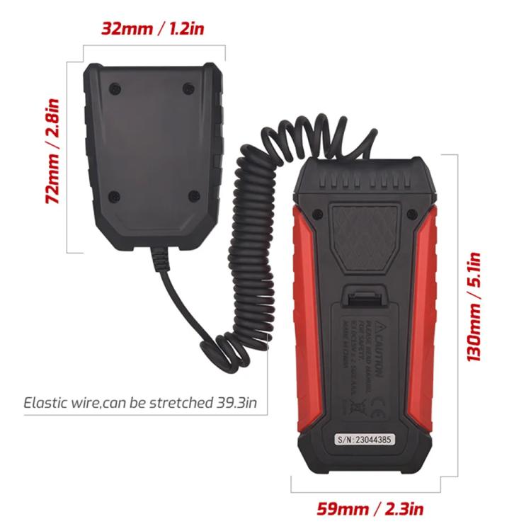 TRSI TA630B Separable Digital Lux Meter Light Brightness Measuring - Light & Sound Meter by TASI | Online Shopping UK | buy2fix