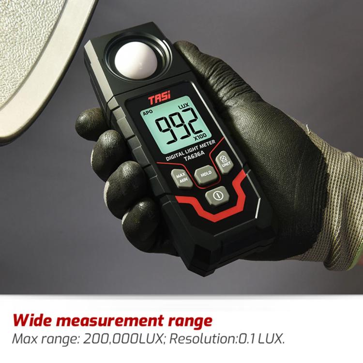 TRSI TA636A Integrated Digital Lux Meter Light Brightness Measuring - Light & Sound Meter by TASI | Online Shopping UK | buy2fix