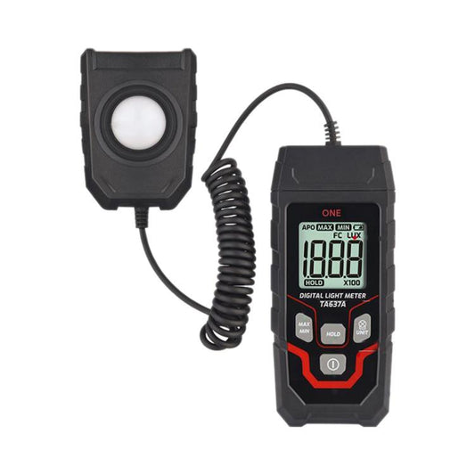 TRSI TA637A Separable Digital Lux Meter Light Brightness Measuring - Light & Sound Meter by TASI | Online Shopping UK | buy2fix