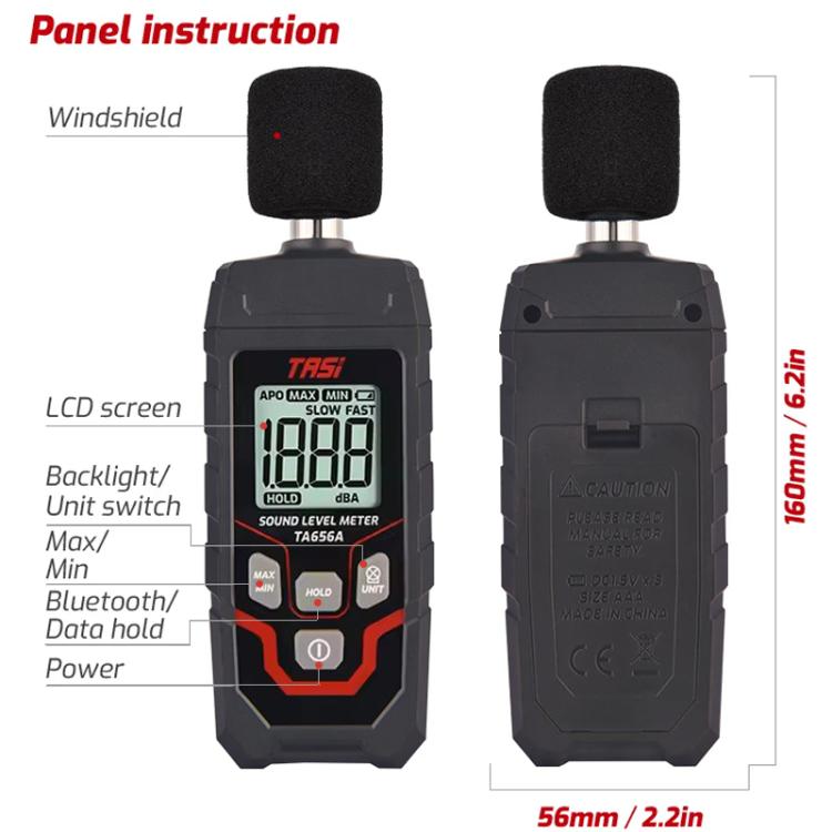 TRSI TA656A Digital Noise Measuring Meter Decibel Detector Device - Other Tester Tool by TASI | Online Shopping UK | buy2fix