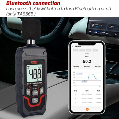 TRSI TA656A Digital Noise Measuring Meter Decibel Detector Device - Other Tester Tool by TASI | Online Shopping UK | buy2fix