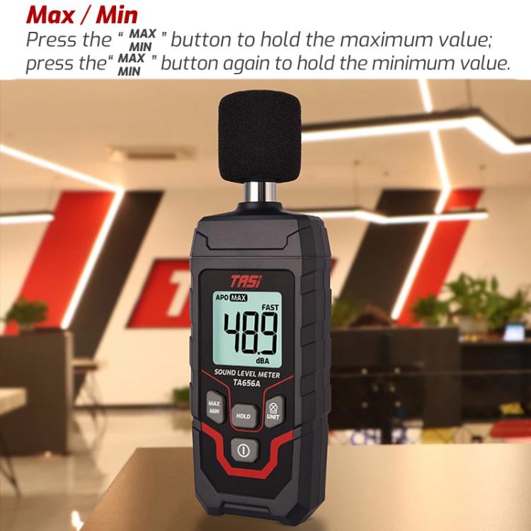 TRSI TA656A Digital Noise Measuring Meter Decibel Detector Device - Other Tester Tool by TASI | Online Shopping UK | buy2fix