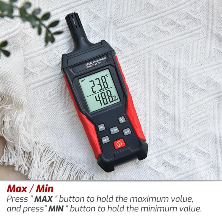 TRSI TA620A Industrial Handheld Thermometer Hygrometer - Thermostat & Thermometer by TASI | Online Shopping UK | buy2fix