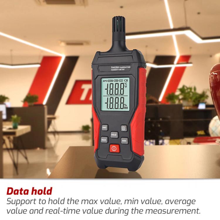 TRSI TA620A Industrial Handheld Thermometer Hygrometer - Thermostat & Thermometer by TASI | Online Shopping UK | buy2fix
