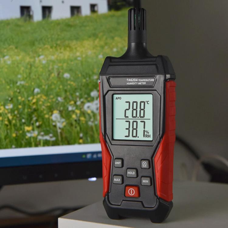 TRSI TA620A Industrial Handheld Thermometer Hygrometer - Thermostat & Thermometer by TASI | Online Shopping UK | buy2fix