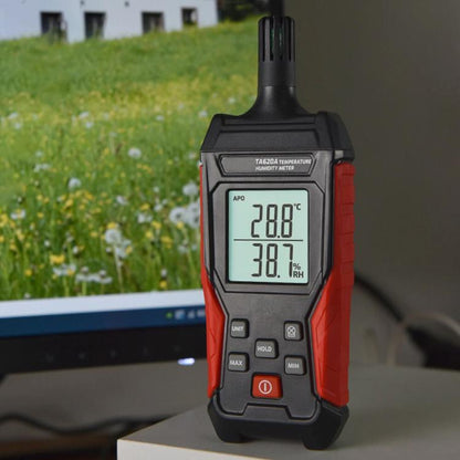 TRSI TA620A Industrial Handheld Thermometer Hygrometer - Thermostat & Thermometer by TASI | Online Shopping UK | buy2fix