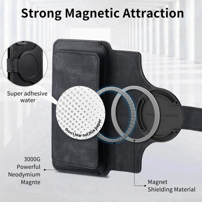 For iPhone 16 Pro Max CaseNeo MagSafe RFID Anti-theft Zipper Wallet Retro Leather Phone Case(Black) - iPhone 16 Pro Max Cases by CaseNeo | Online Shopping UK | buy2fix