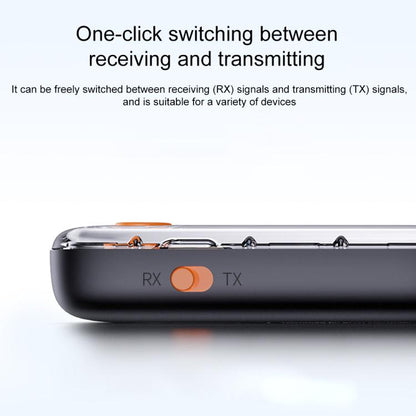 BOYI BY306 AUX Car FM Transmitter Wireless Bluetooth 5.3 Receiver(Black) - Bluetooth Adapters by buy2fix | Online Shopping UK | buy2fix