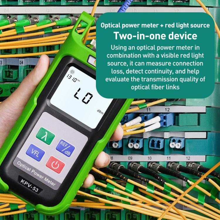 Komshine KPV-53 Optical Power Meter Fiber Loss Measuring Instrument, Model:KPV-53-C/-50dBm～+26dBm - Fiber Optic Test Pen by Komshine | Online Shopping UK | buy2fix