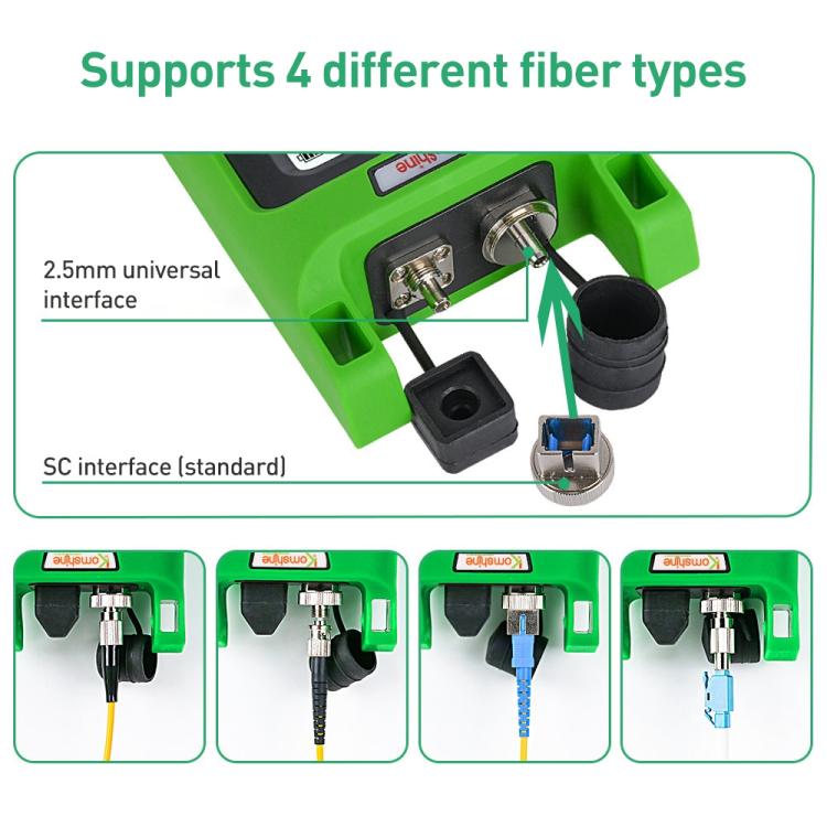 Komshine KPV-53 Optical Power Meter Fiber Loss Measuring Instrument, Model:KPV-53-C/-50dBm～+26dBm - Fiber Optic Test Pen by Komshine | Online Shopping UK | buy2fix