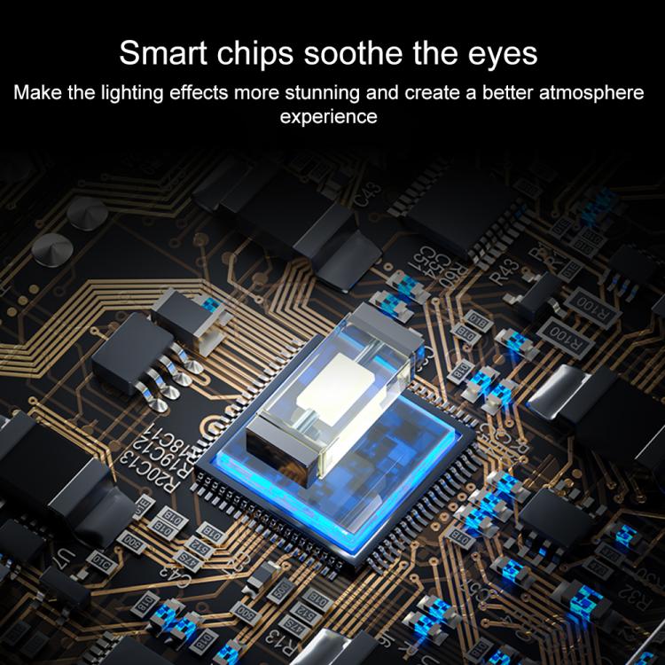 4pcs Car USB LED Atmosphere Light(Red Light) - Atmosphere lights by buy2fix | Online Shopping UK | buy2fix