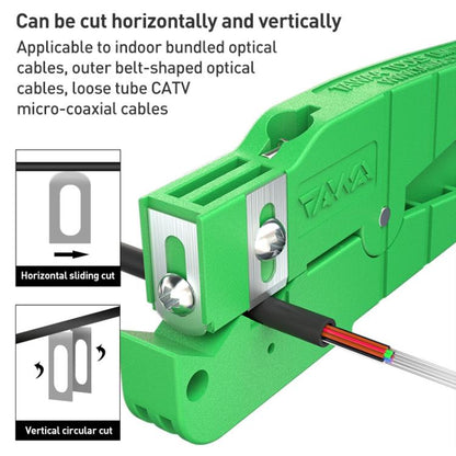 Komshine 45-164 Fiber Optic Cable Stripping Pliers - Lan Cable and Tools by Komshine | Online Shopping UK | buy2fix