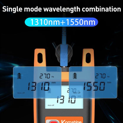 Komshine KLS-25m Dual Wavelength Handheld Fiber Optic Line Tester - Fiber Optic Test Pen by Komshine | Online Shopping UK | buy2fix