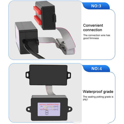 12V / 24V Universal Car Horn Controller 12 Sound Effects Sound Control Speaker, with Button(Black) - Car Amplifiers by buy2fix | Online Shopping UK | buy2fix